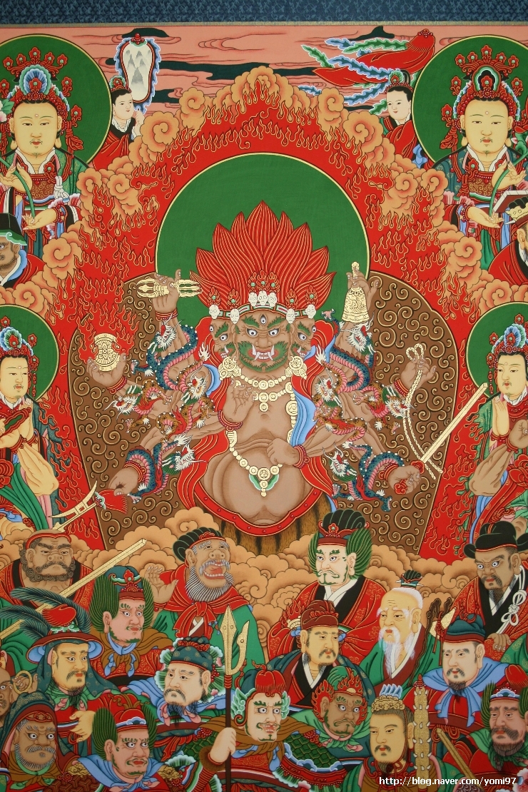 상주 상락사 104위 신중탱화 네이버 블로그