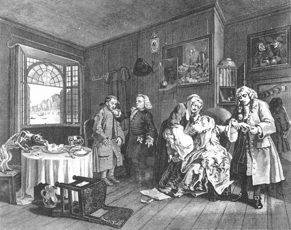 윌리엄 호가스 유행에 따른 결혼 1743년작 네이버 블로그