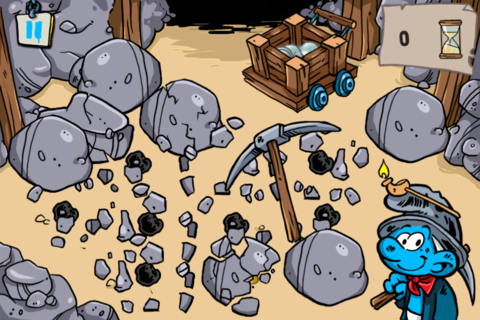 mining machine smurfs village