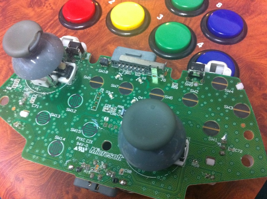 [XBOX360]엑스박스360 무선패드로 조이스틱 개조스틱 만들기 네이버 블로그