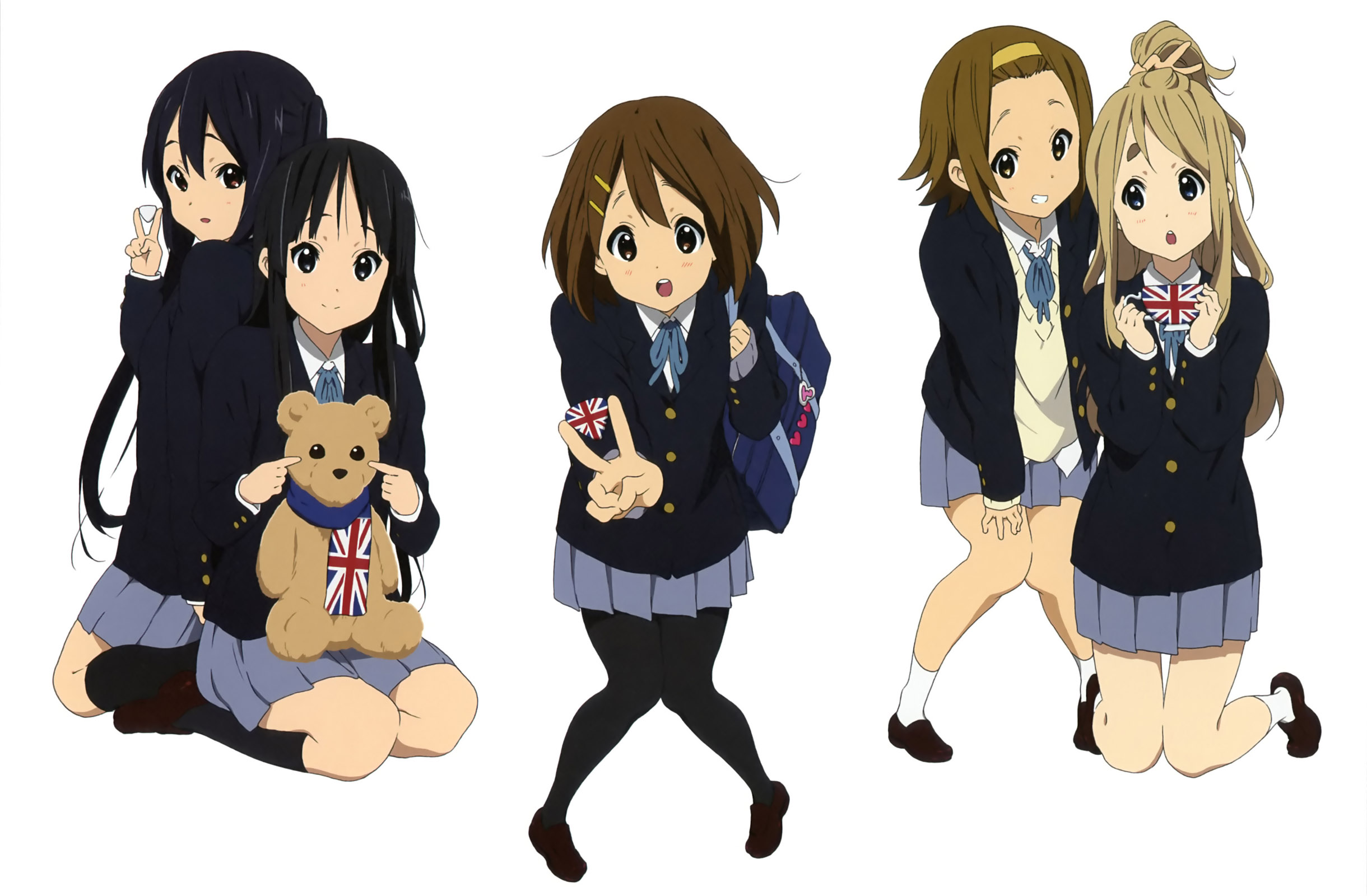 Akiyama Mio Hirasawa Yui Kotobuki Tsumugi Nakano Azusa Tainaka Ritsu K On Highres