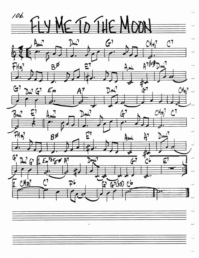 Fly Me To The Moon Chapter 1 [코드 악보] Fly me to the moon : 네이버 블로그