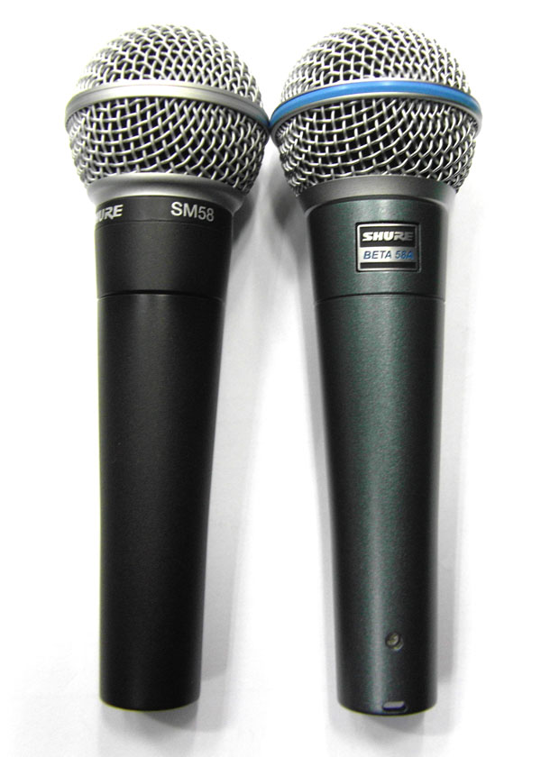 SHURE SM58 BETA58A 마이크 비교테스트 shure sm58 shure beta58 마이크리뷰 슈어 sm58 ...