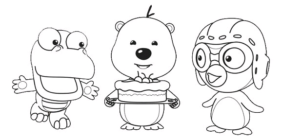 Cocomong Coloring Pages Coloring Pages