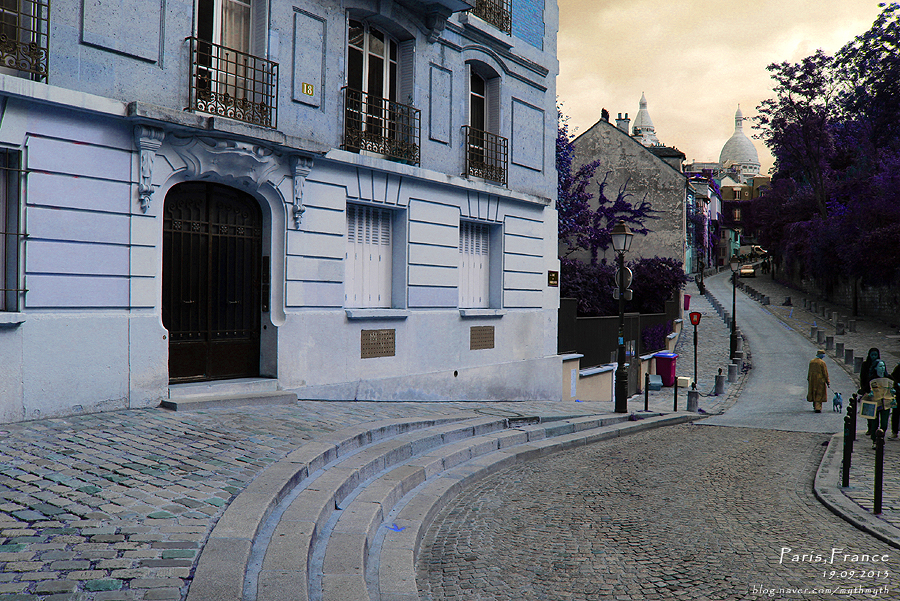 파리.몽마르트르(Montmartre) La Maison Rose, Place DALIDA 네이버 블로그