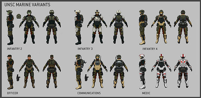 [헤일로]UNSC 해병대 전투복(UNSC Marine Corps Battle Dress Uniform) : 네이버 블로그