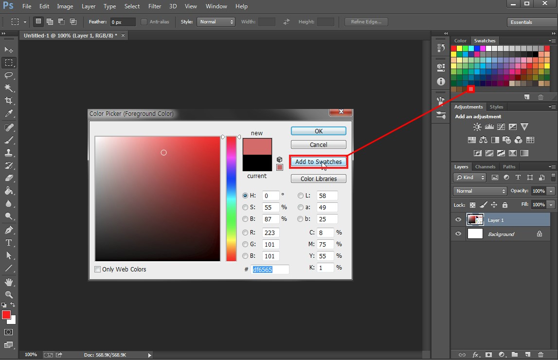 photoshop color picker