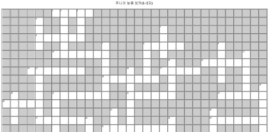 [학습자료]십자낱말 퍼즐 만들기/crossword puzzle maker : 네이버 블로그