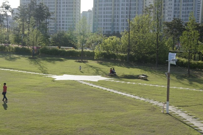 운정호수공원 반려견 산책