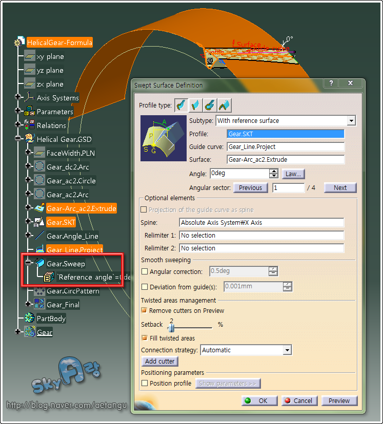 helical gear design in catia pdf