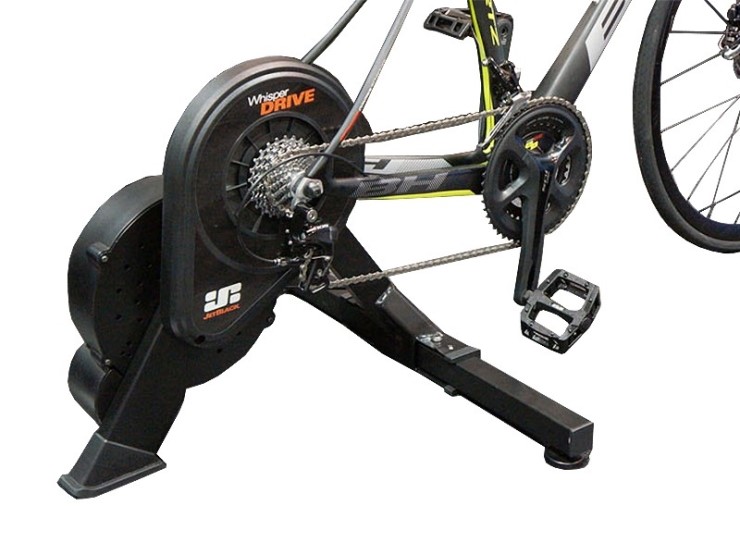 jet black whisper drive smart turbo trainer