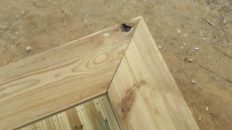 전원주택 데크(deck) 시공하기 - 방부목 오일스테인 칠하기, 데크 만들때 주의사항 : 네이버 블로그