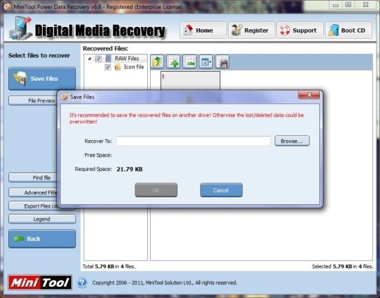 l minitool power data recovery edition