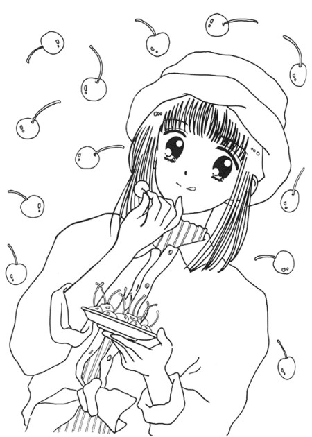 마멀레이드 보이 색칠공부 프린트 하기 : 네이버 블로그