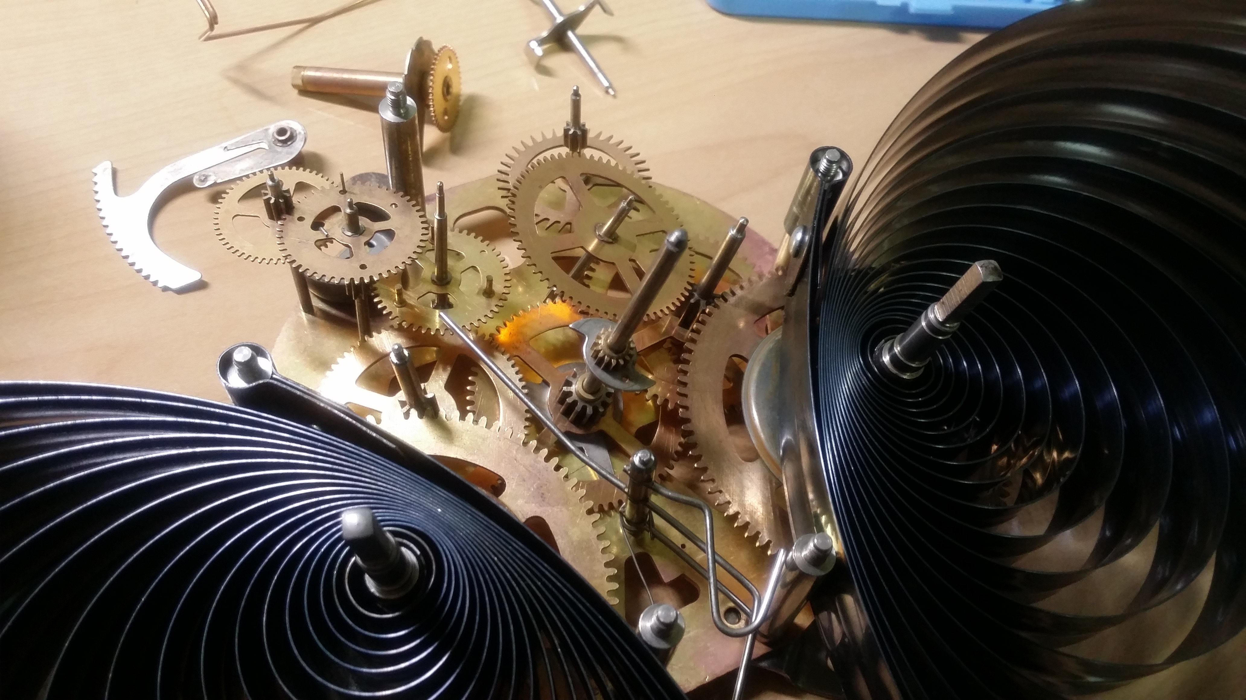 Mechanical Wall Clock Movement repare(기계식 벽시계 수리)pt.1 네이버 블로그