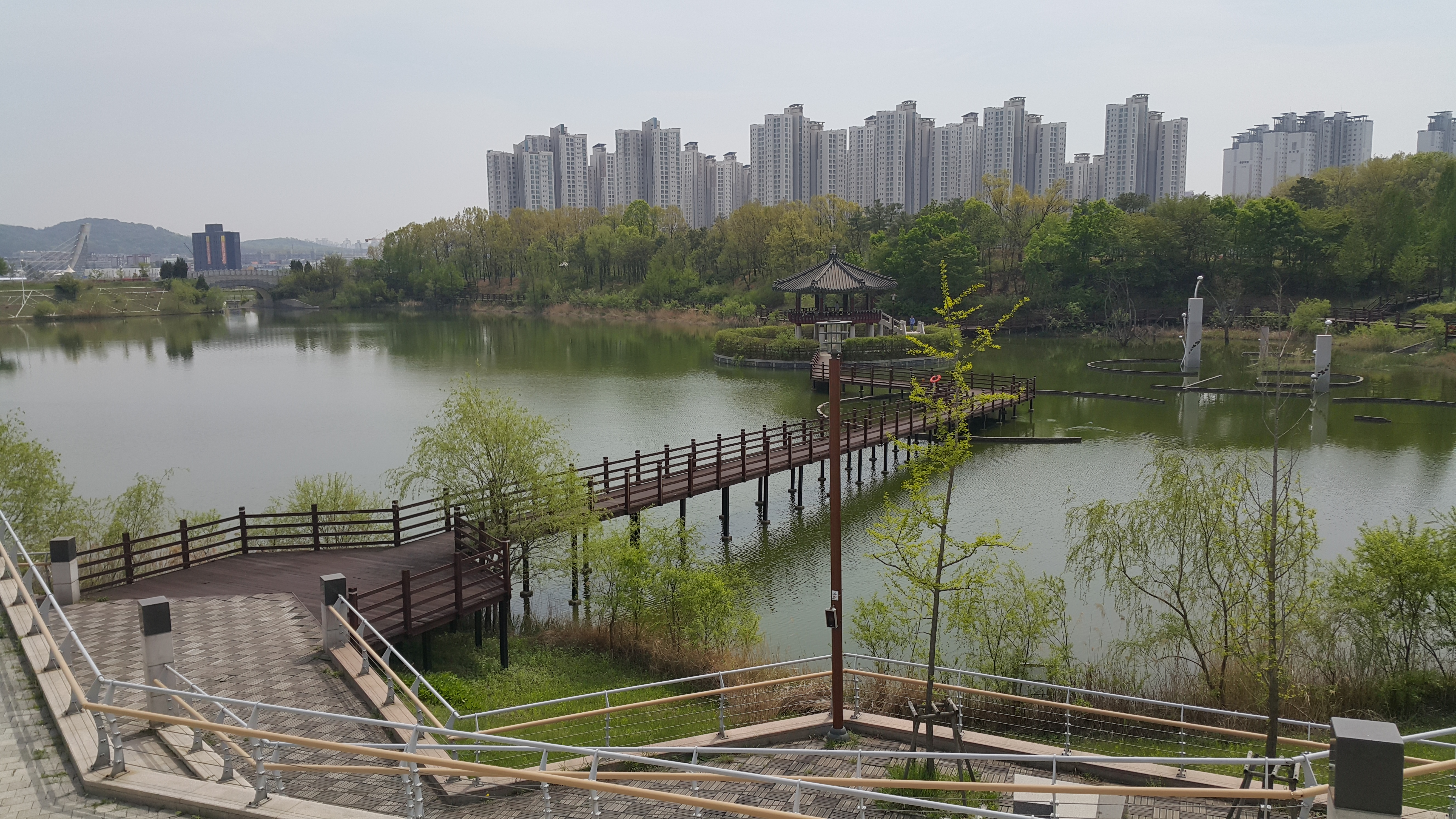 운정호수공원 산책
