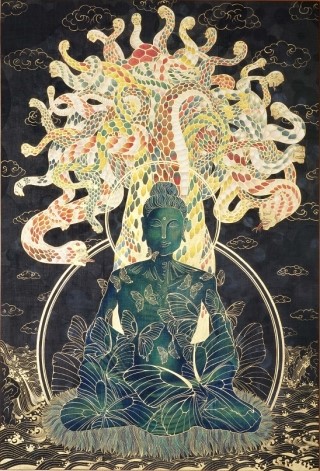 Á¶¼ö¿¬_¸¶À½ÀÇ_Á¤µ·_¸ð½Ã¿¡_ä»ö.±Ý_140x100cm_2006.jpg