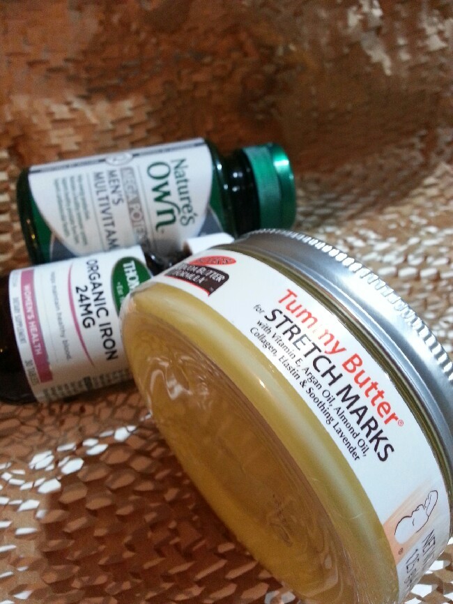 QV BABY/PALMER'S STRETCH MARKS/THOMPSONS IRON - ___