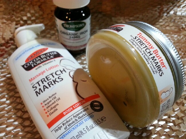 QV BABY/PALMER'S STRETCH MARKS/THOMPSONS IRON - ___