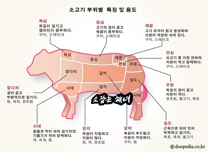 [소고기 부위별 명칭]부채살 살치살 특징 네이버 블로그