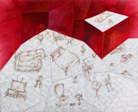 ±è»ó¾Æ,°¨°¢Àüȯ,ÀåÁö¿¡_È¥ÇÕÀç·á,_162x130cm.JPG