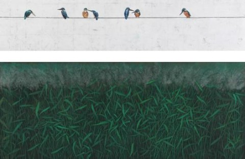 Á¤¿µÀº,_¹Ý(Úã)ÇÏ´Ù,_ÀåÁö¿¡_ä»ö.ÀåÁö¿¡_È¥ÇÕÀç·á,_85x220.45x220cm.JPG