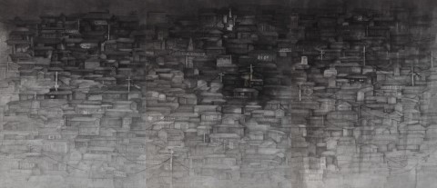 ±èÈ¿Áø,_ȸ»ó,_ÀåÁö¿¡_¼ö¹¬,_300x130cm.JPG