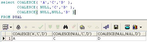  Oracle Null NVL NVL2 NULLIF COALESCE 