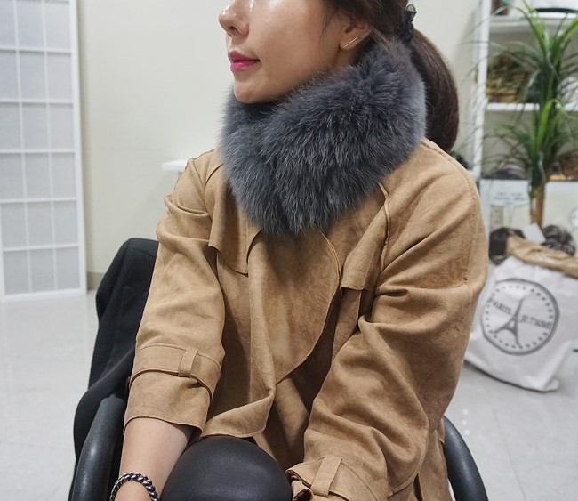 Real Fox Muffler Amitie Story Market Luxurious fox