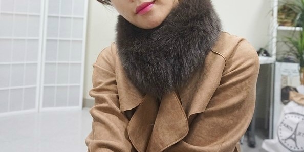 Real Fox Muffler Amitie Story Market Luxurious fox