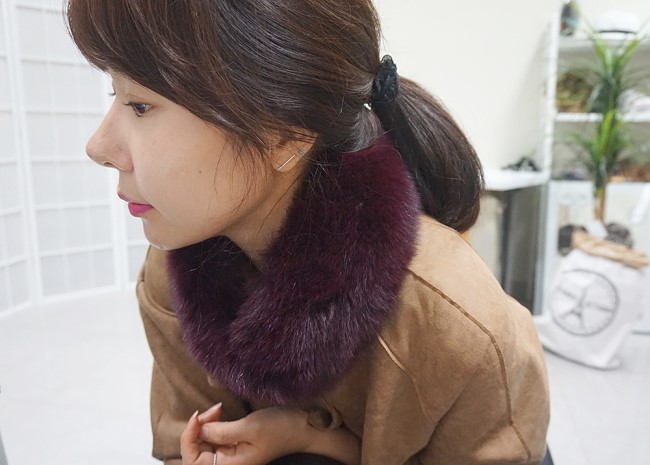 Real Fox Muffler Amitie Story Market Luxurious fox