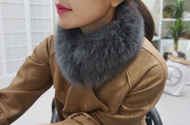 Real Fox Muffler Amitie Story Market Luxurious fox