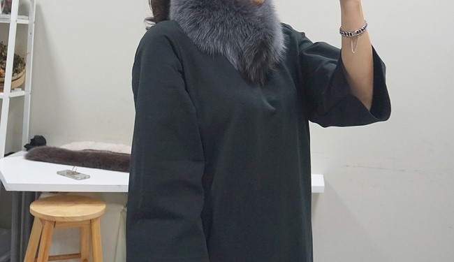 Real Fox Muffler Amitie Story Market Luxurious fox