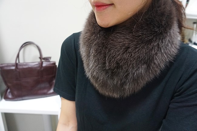 Real Fox Muffler Amitie Story Market Luxurious fox
