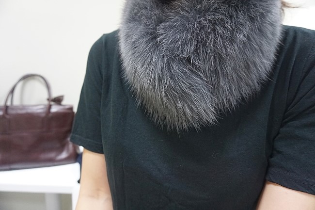 Real Fox Muffler Amitie Story Market Luxurious fox