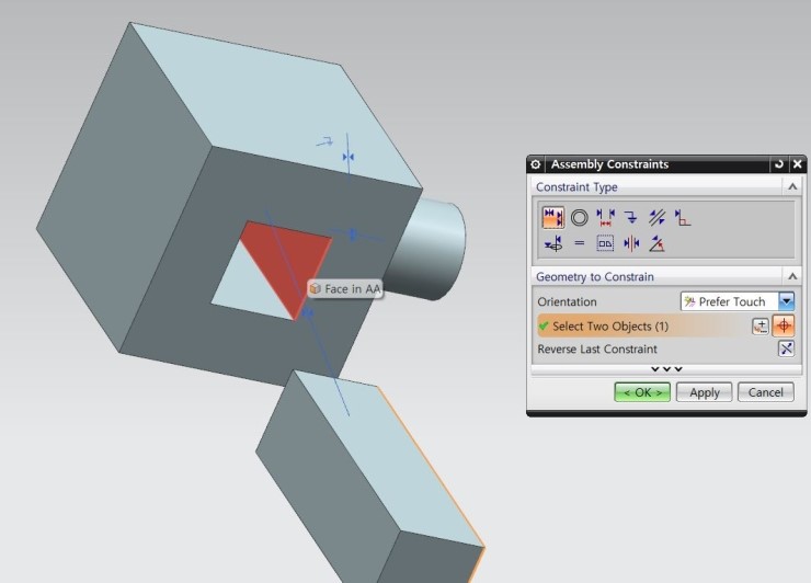 [UGNX] Assembly (어셈블리) 2 (Fix & Distance) 네이버 블로그