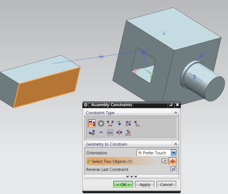 [UGNX] Assembly (어셈블리) 2 (Fix & Distance) 네이버 블로그