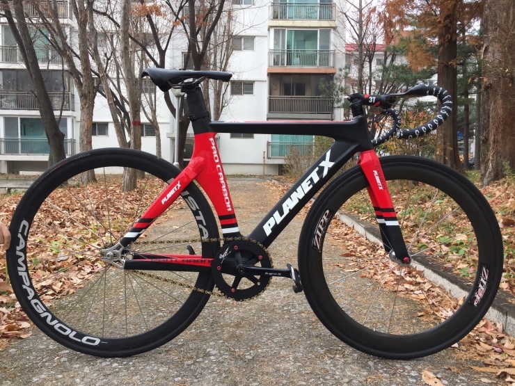 X PRO CARBON PISTA TRACK CUSTOM FIXED GEAR BIKE (플래닛X 플래닛엑스 프로 카본 피스타 트랙 커스텀 픽스드기어바이크 픽시