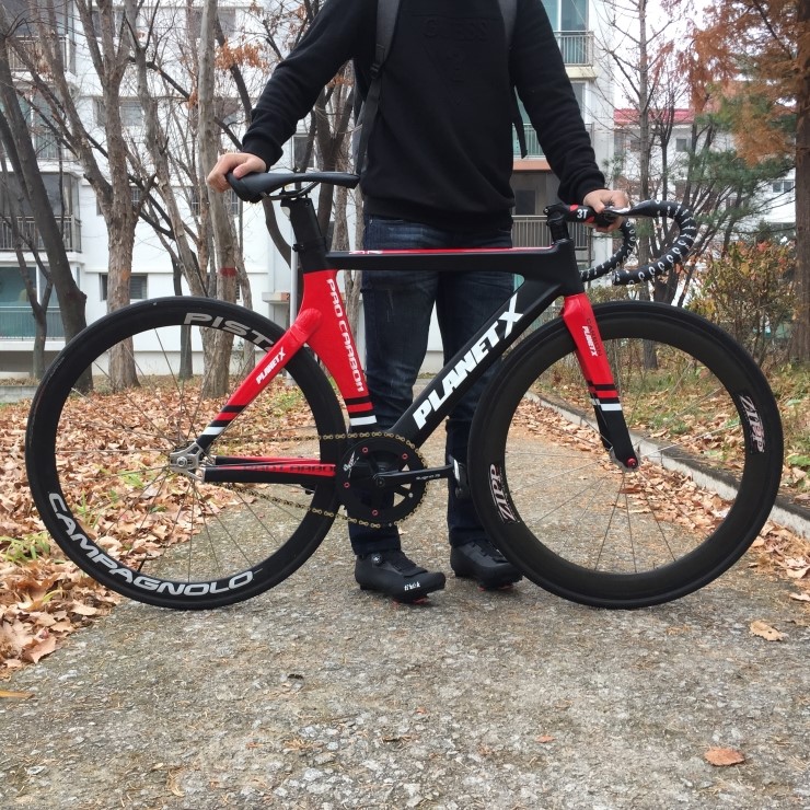 X PRO CARBON PISTA TRACK CUSTOM FIXED GEAR BIKE (플래닛X 플래닛엑스 프로 카본 피스타 트랙 커스텀 픽스드기어바이크 픽시