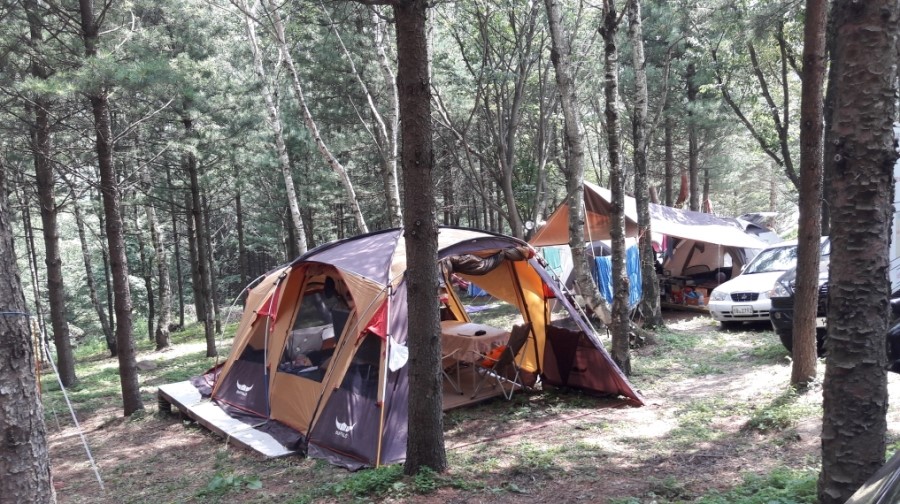 산타 야영장 이미지