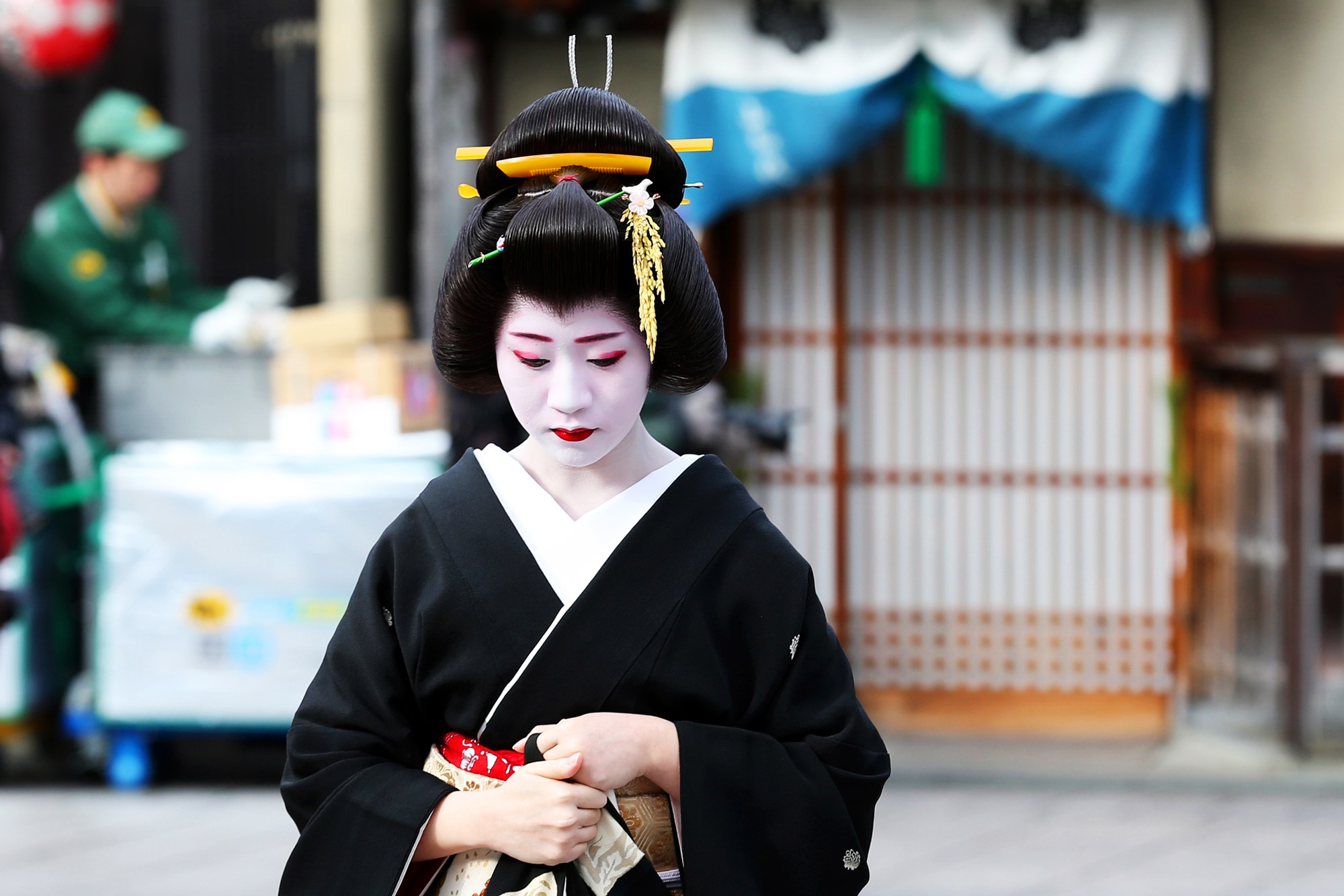 大人のだらり帯⑥♡舞妓 半玉 芸妓 芸子 芸者♡一点モノ 方流し 付け帯