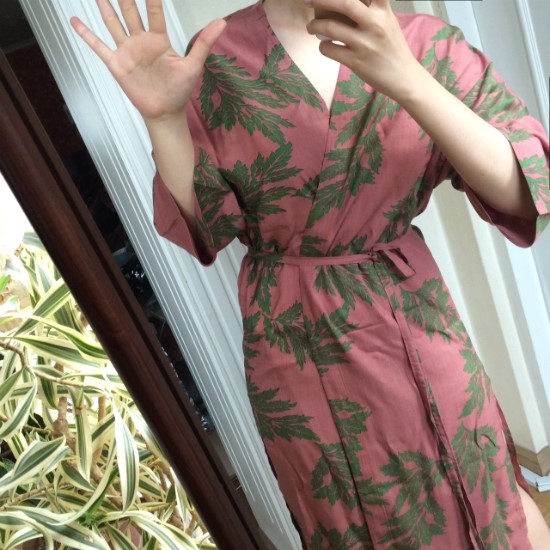 New Marsala 3ps homeware Nash + long pants + robe 