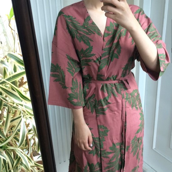 New Marsala 3ps homeware Nash + long pants + robe 