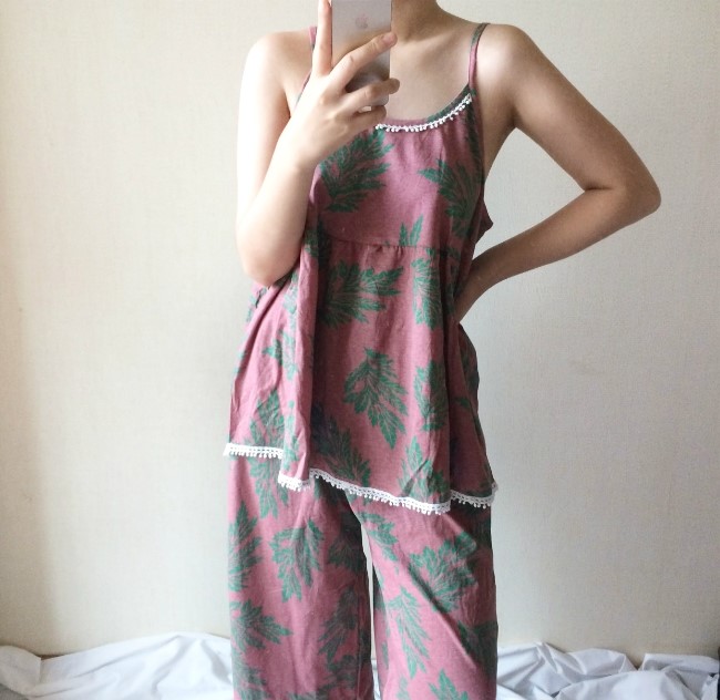 New Marsala 3ps homeware Nash + long pants + robe 