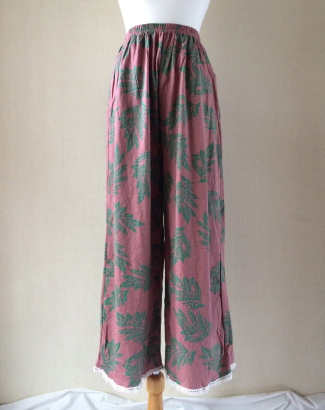 New Marsala 3ps homeware Nash + long pants + robe 