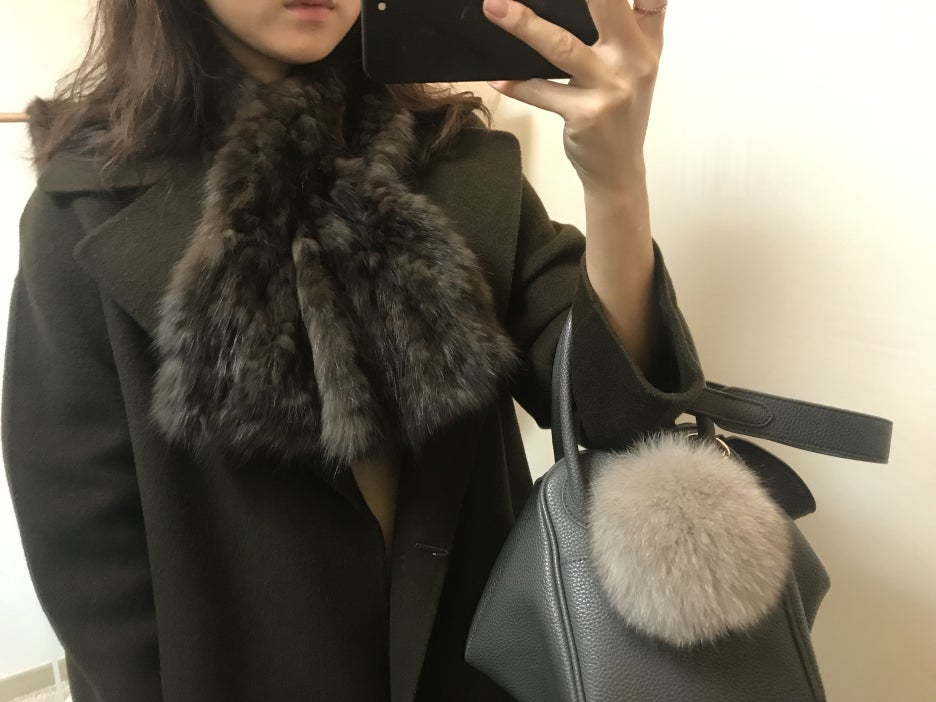 Sable Muffler Warmer Mink Shawl 20 lender gift Wom