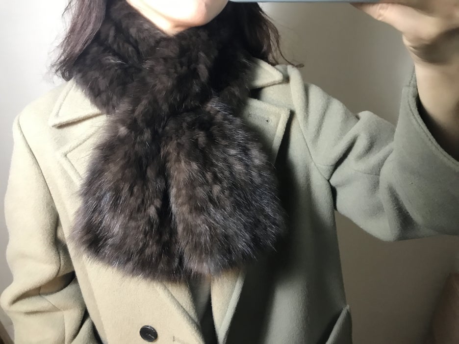 Sable Muffler Warmer Mink Shawl 20 lender gift Wom