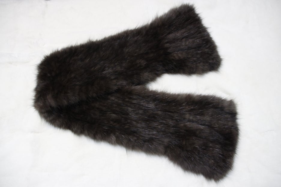 Sable Muffler Warmer Mink Shawl 20 lender gift Wom