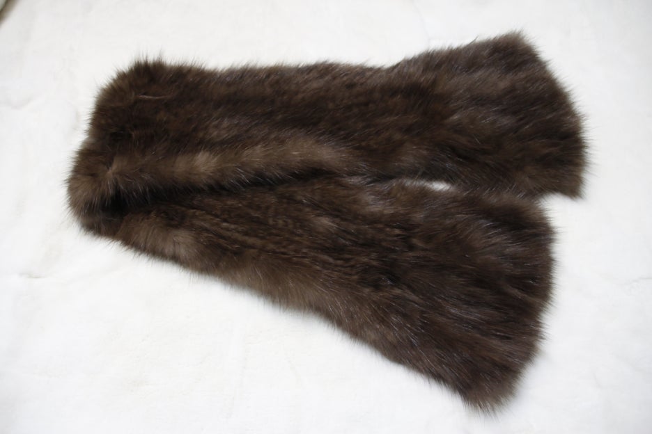 Sable Muffler Warmer Mink Shawl 20 lender gift Wom
