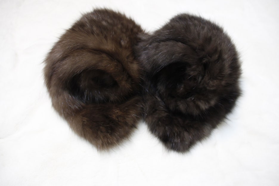 Sable Muffler Warmer Mink Shawl 20 lender gift Wom